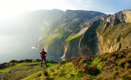 Wanderer in Irland