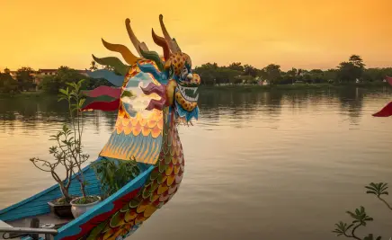 Boot Drache