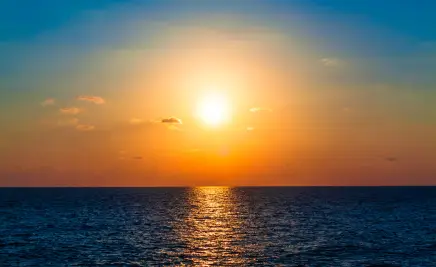 Meer Sonnenuntergang