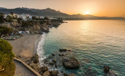 Spanien Sonnenuntergang