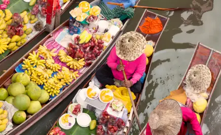 schwimmenden Märkte von Damnoen Saduak​